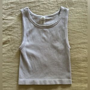 Aritzia Sunday Best SinchSeamless Rib Crew Tank